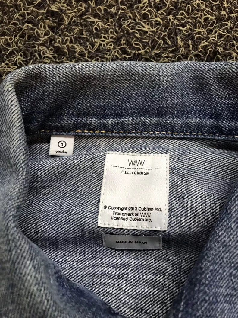 Visvim visvim denim cropped jacket for women Size US S / EU 44-46 / 1 - 4 Thumbnail