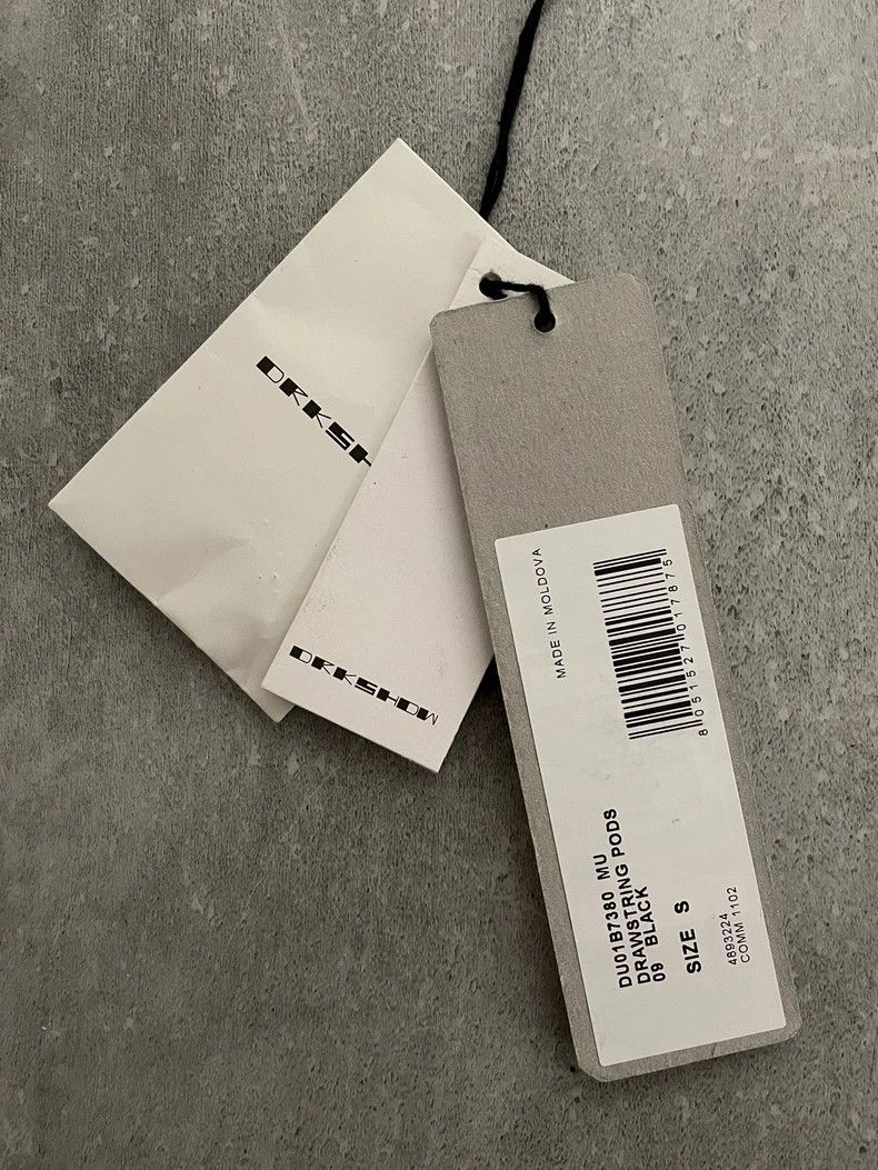 Rick Owens rick owens black shorts with drawstring Size US 37 - 6 Thumbnail