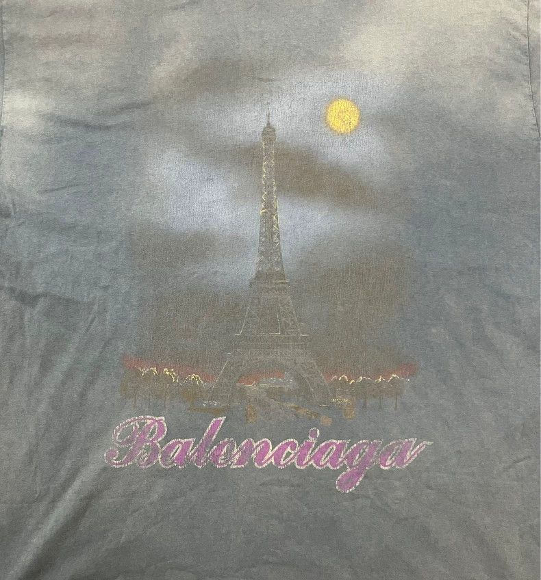 Balenciaga balenciaga paris eiffel tower oversized t-shirt Size US L / EU 52-54 / 3 - 3 Thumbnail