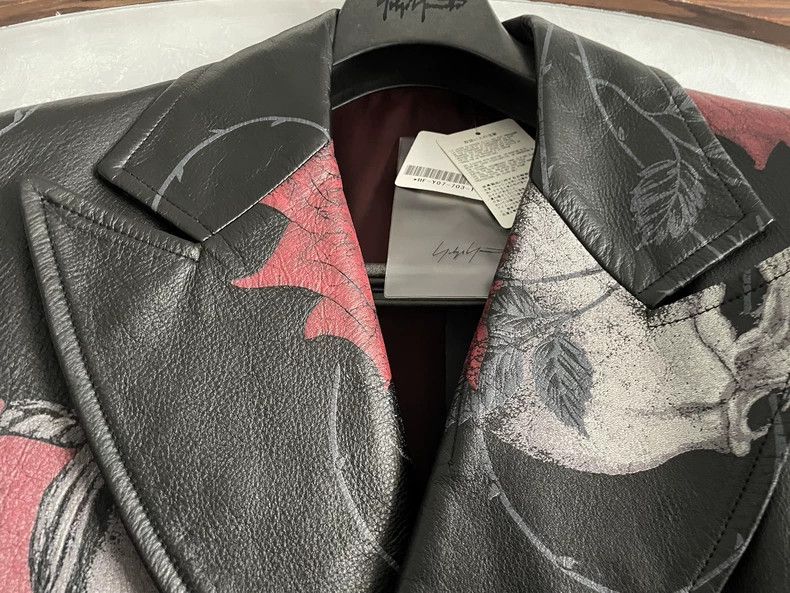 Yohji Yamamoto yohji yamamoto skull rose leather jacket Size US M / EU 48-50 / 2 - 5 Thumbnail