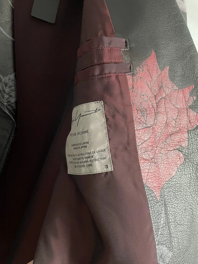 Yohji Yamamoto yohji yamamoto skull rose leather jacket Size US M / EU 48-50 / 2 - 8 Thumbnail