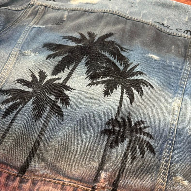 Amiri amiri palm tree denim jacket Size US M / EU 48-50 / 2 - 4 Thumbnail