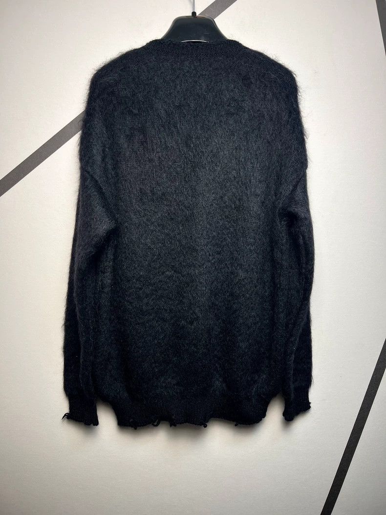 saint laurent playboy graphic black sweater