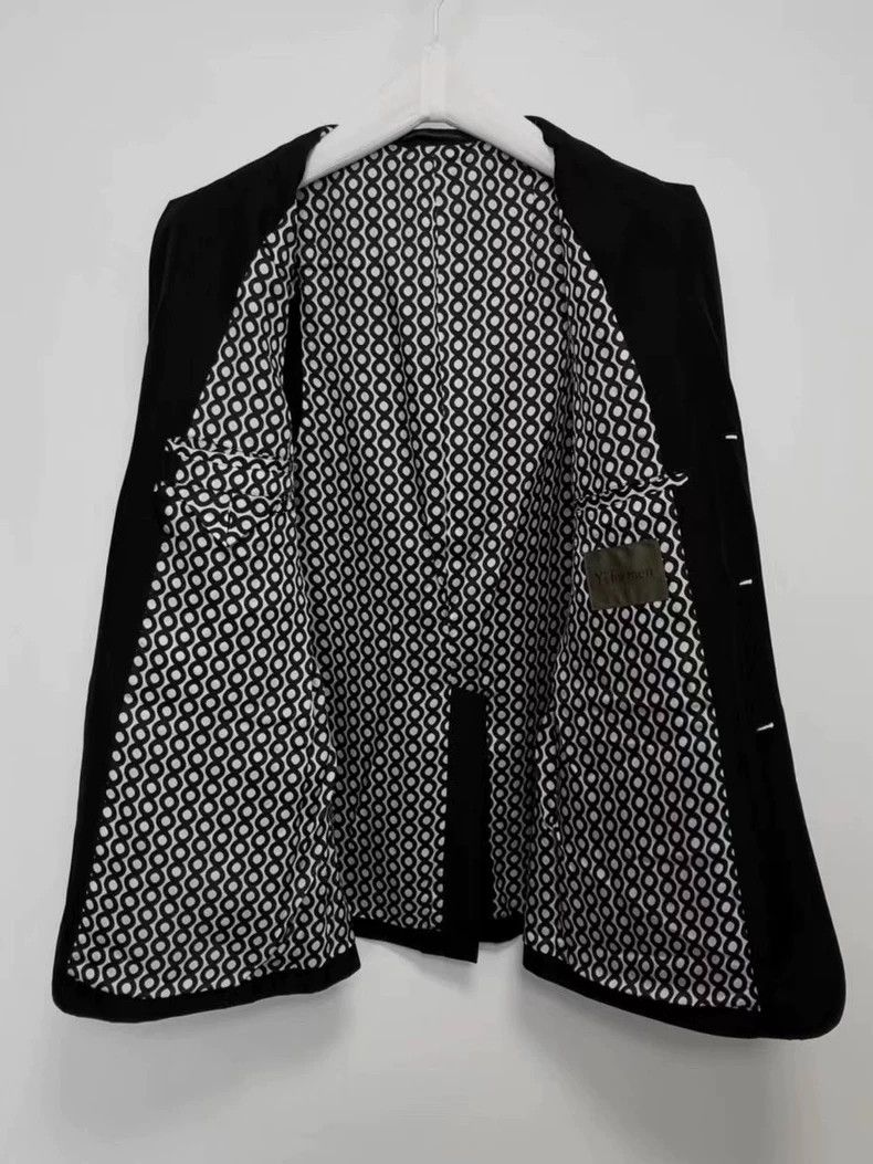 Yohji Yamamoto yohji yamamoto silk patterned black jacket Size US M / EU 48-50 / 2 - 2 Thumbnail