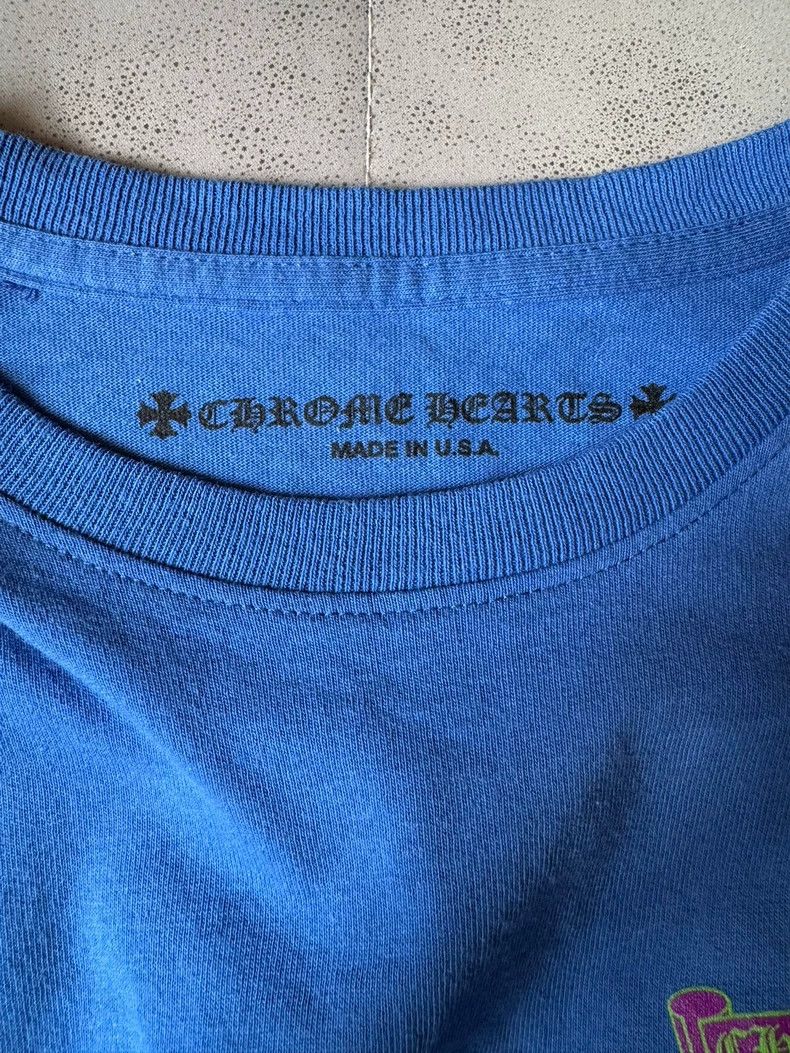 Chrome Hearts chrome hearts blue short sleeve t-shirt 0079 yq Size US S / EU 44-46 / 1 - 3 Thumbnail