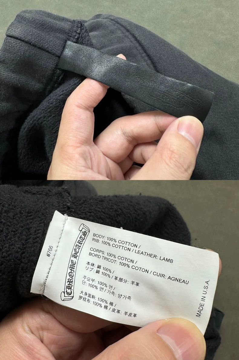 Chrome Hearts chrome hearts black leather blend shorts 0079 yq Size US 41 - 7 Thumbnail