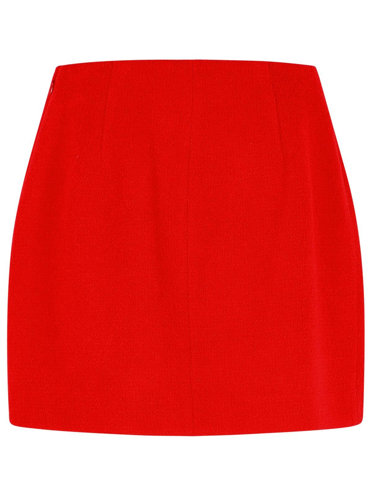 Balmain BALMAIN Short Skirt In Red Virgin Wool Size 28" / US 6 / IT 42 - 3 Thumbnail