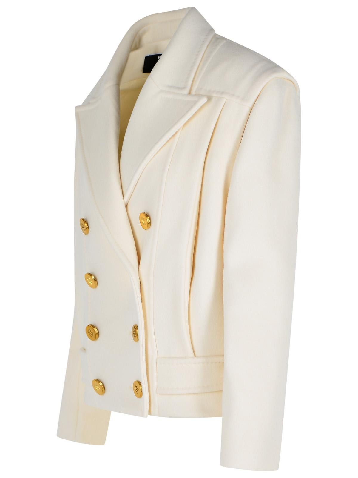 Balmain BALMAIN Short 'Caban' Virgin Wool And Cashmere Jacket Size M / US 6-8 / IT 42-44 - 2 Thumbnail