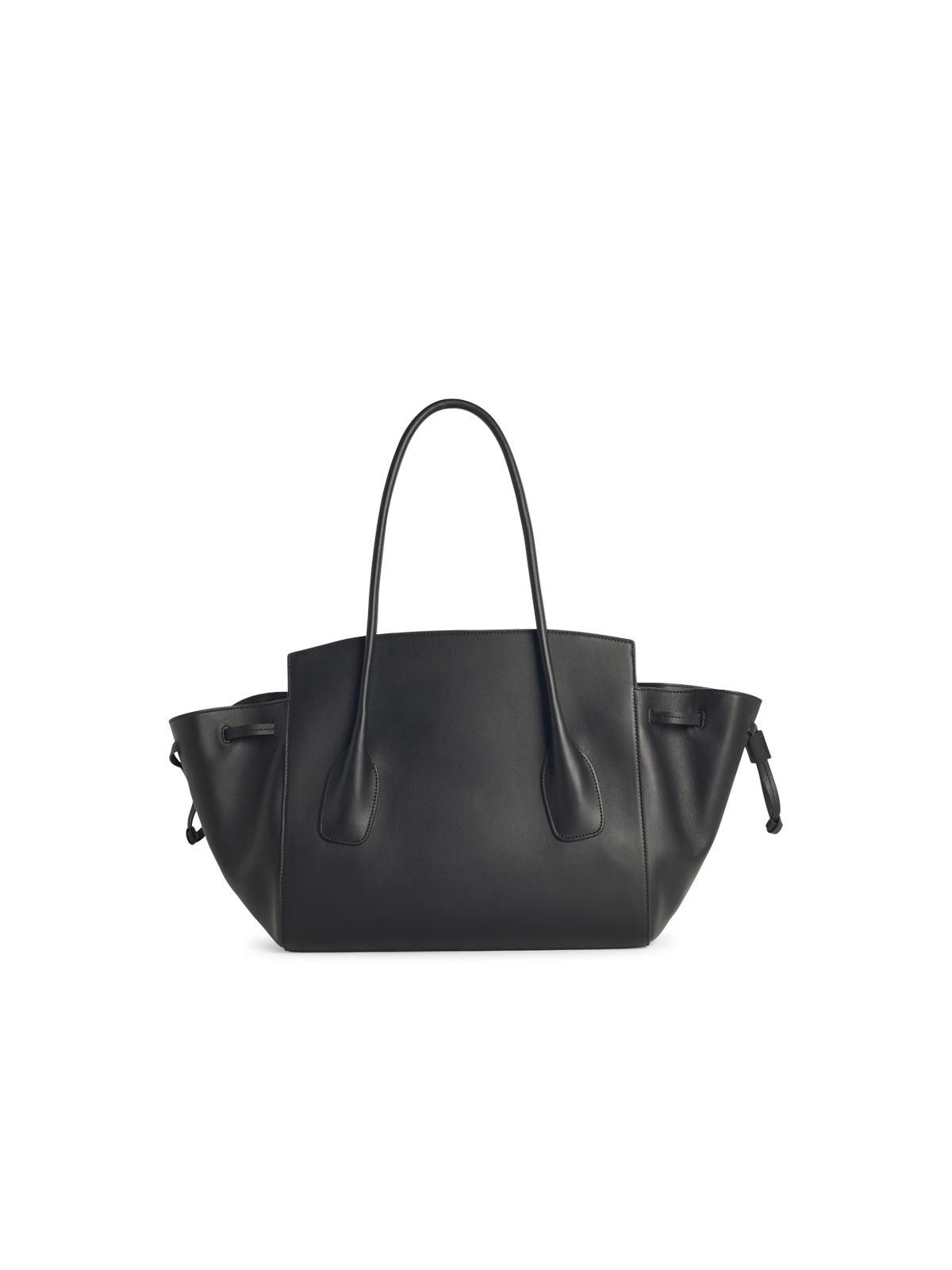 Jil Sander JIL SANDER Small 'Voyage' Black Leather Bag Size ONE SIZE - 3 Thumbnail