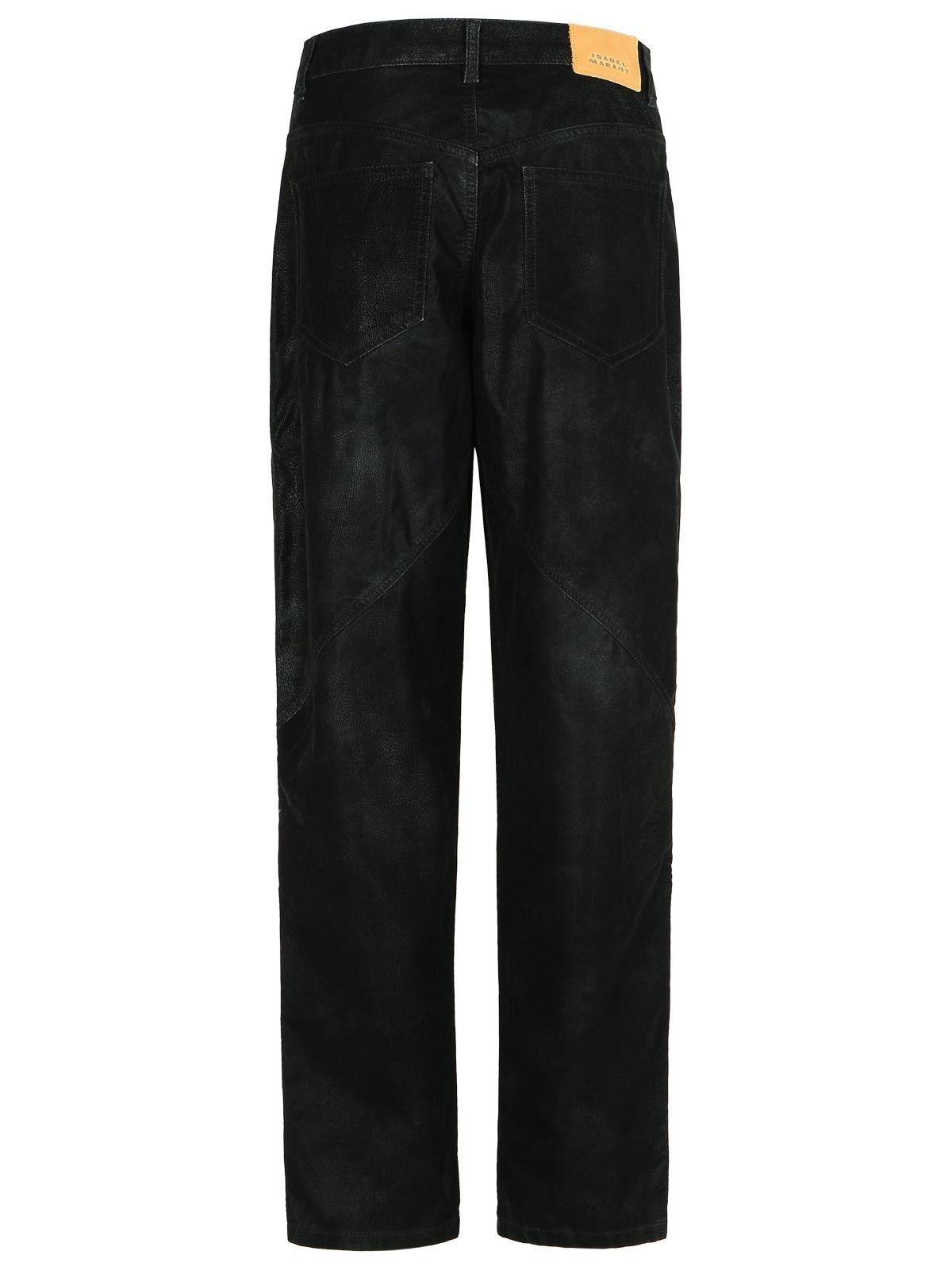 Isabel Marant Etoile ISABEL MARANT ETOILE 'Kelvina' Black Faux Leather Pants Size 28" / US 6 / IT 42 - 3 Thumbnail