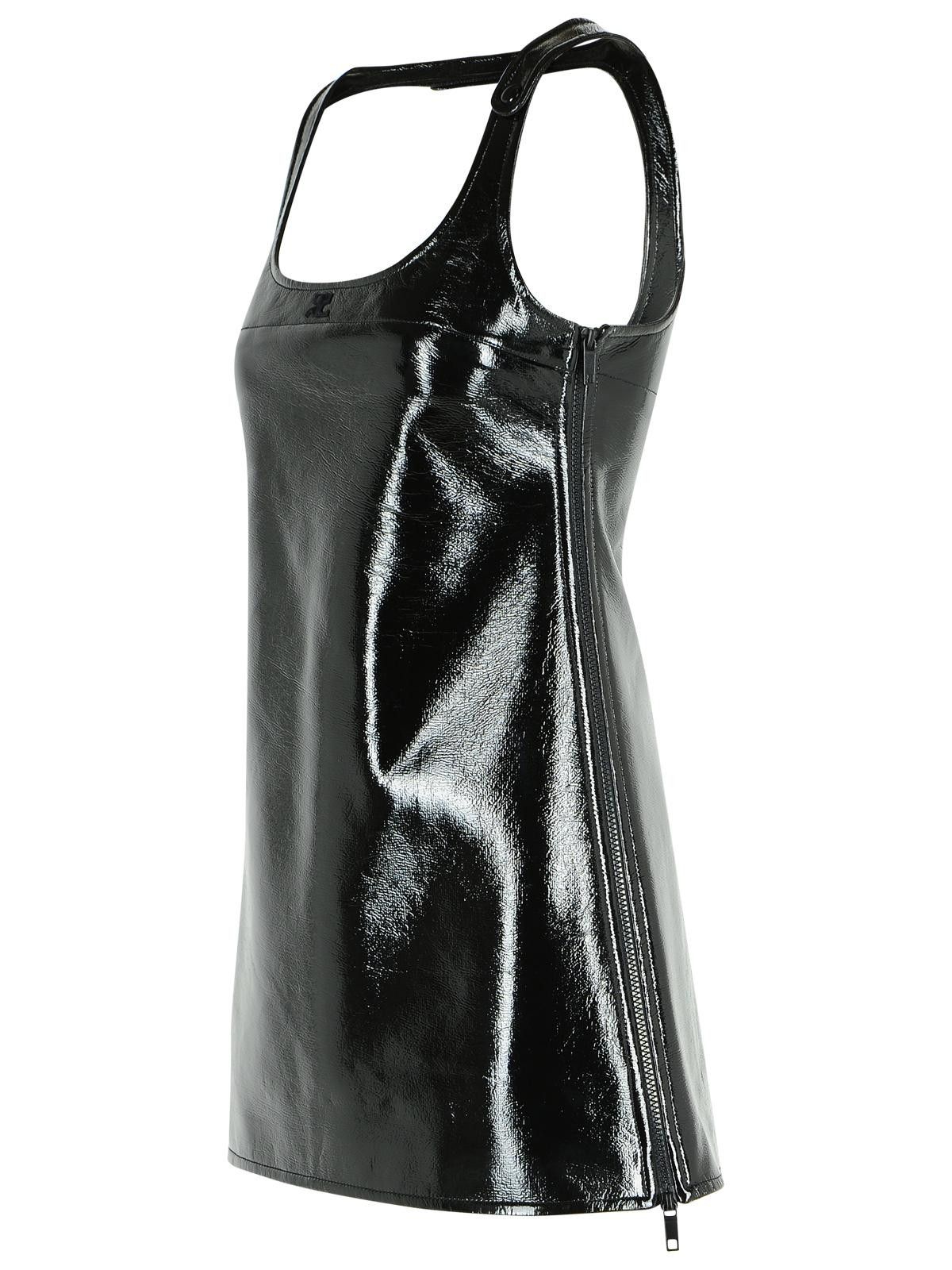 Courreges COURREGES 'Reedition' Dress In Black Cotton Blend Size M / US 6-8 / IT 42-44 - 2 Thumbnail