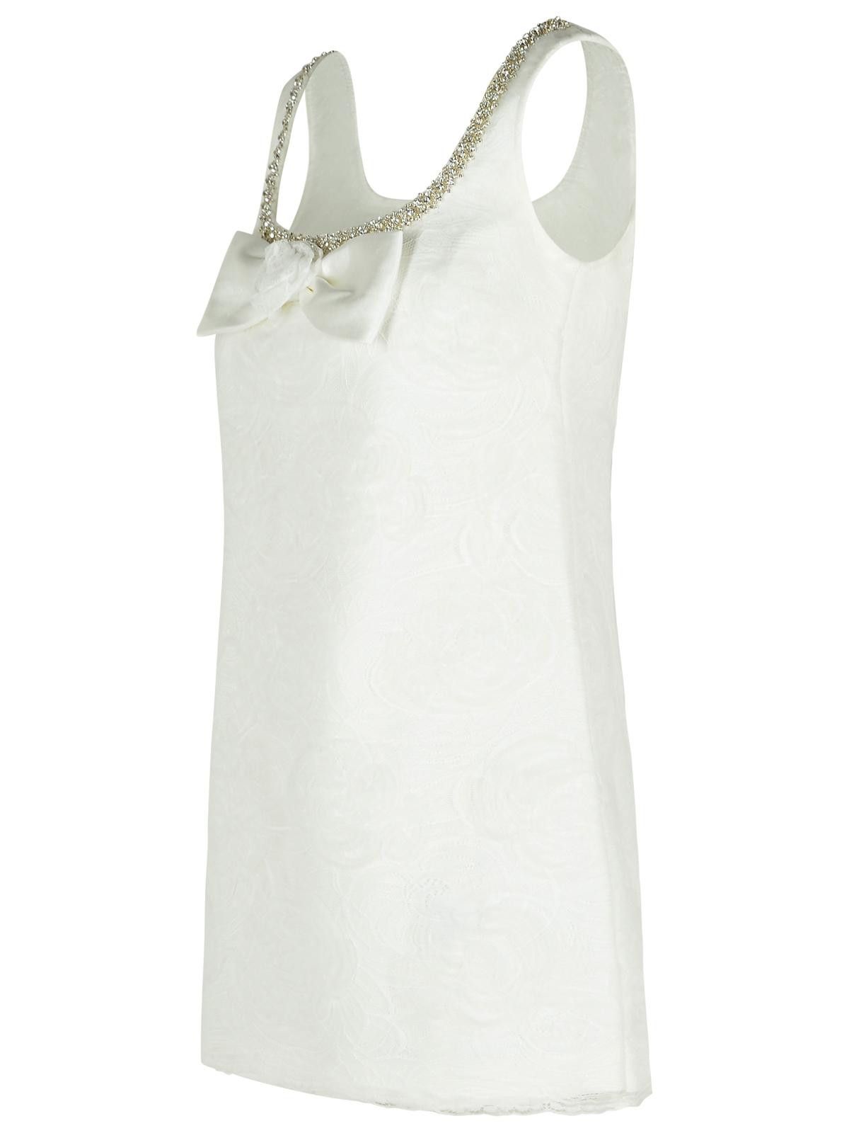 Self-Portrait SELF PORTRAIT 'Tulle' White Polyamide Dress Size XS / US 0-2 / IT 36-38 - 2 Thumbnail
