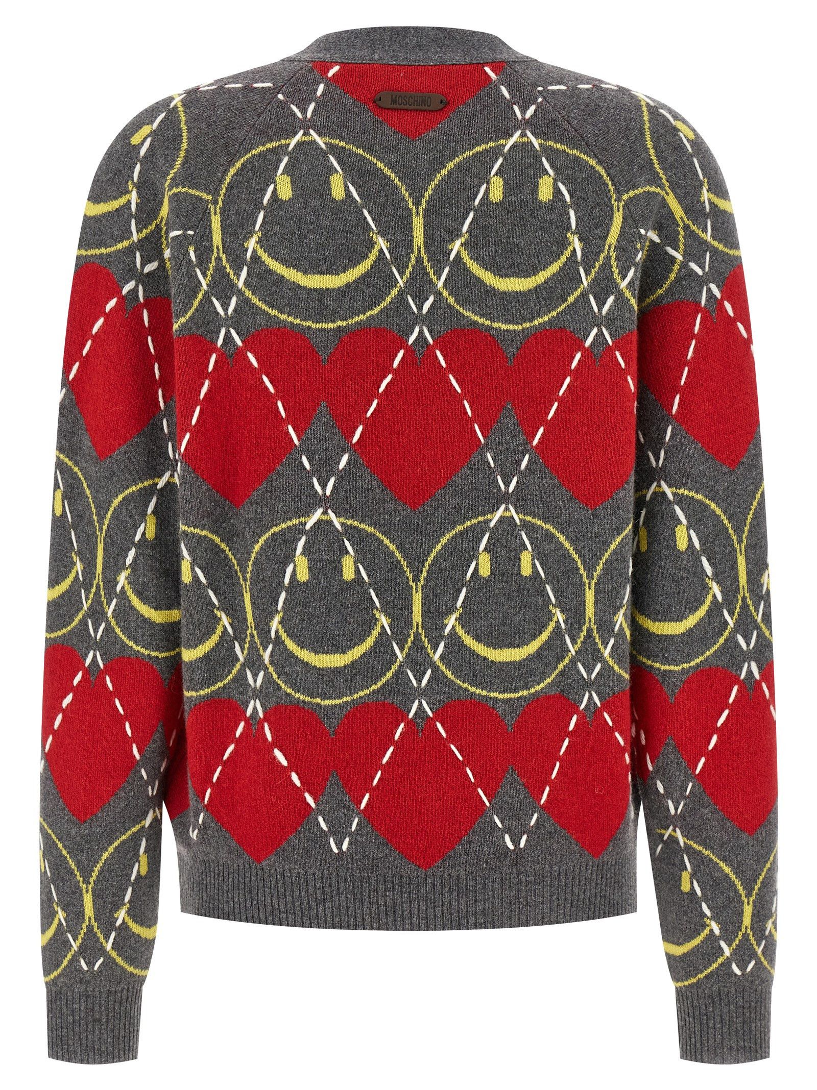 Moschino 'Smiley®' Cardigan Size S / US 4 / IT 40 - 2 Thumbnail