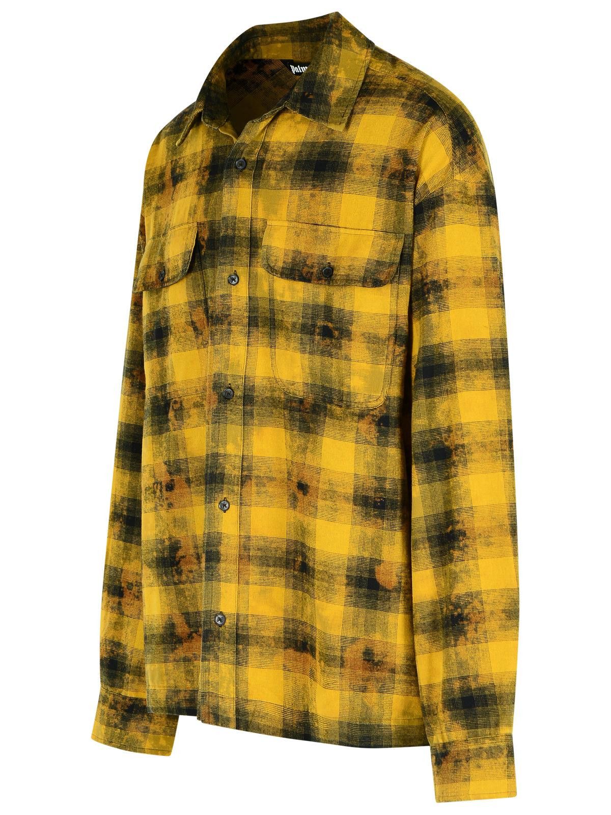Palm Angels PALM ANGELS 'Army Green' Cotton Blend Shirt Size US L / EU 52-54 / 3 - 2 Thumbnail
