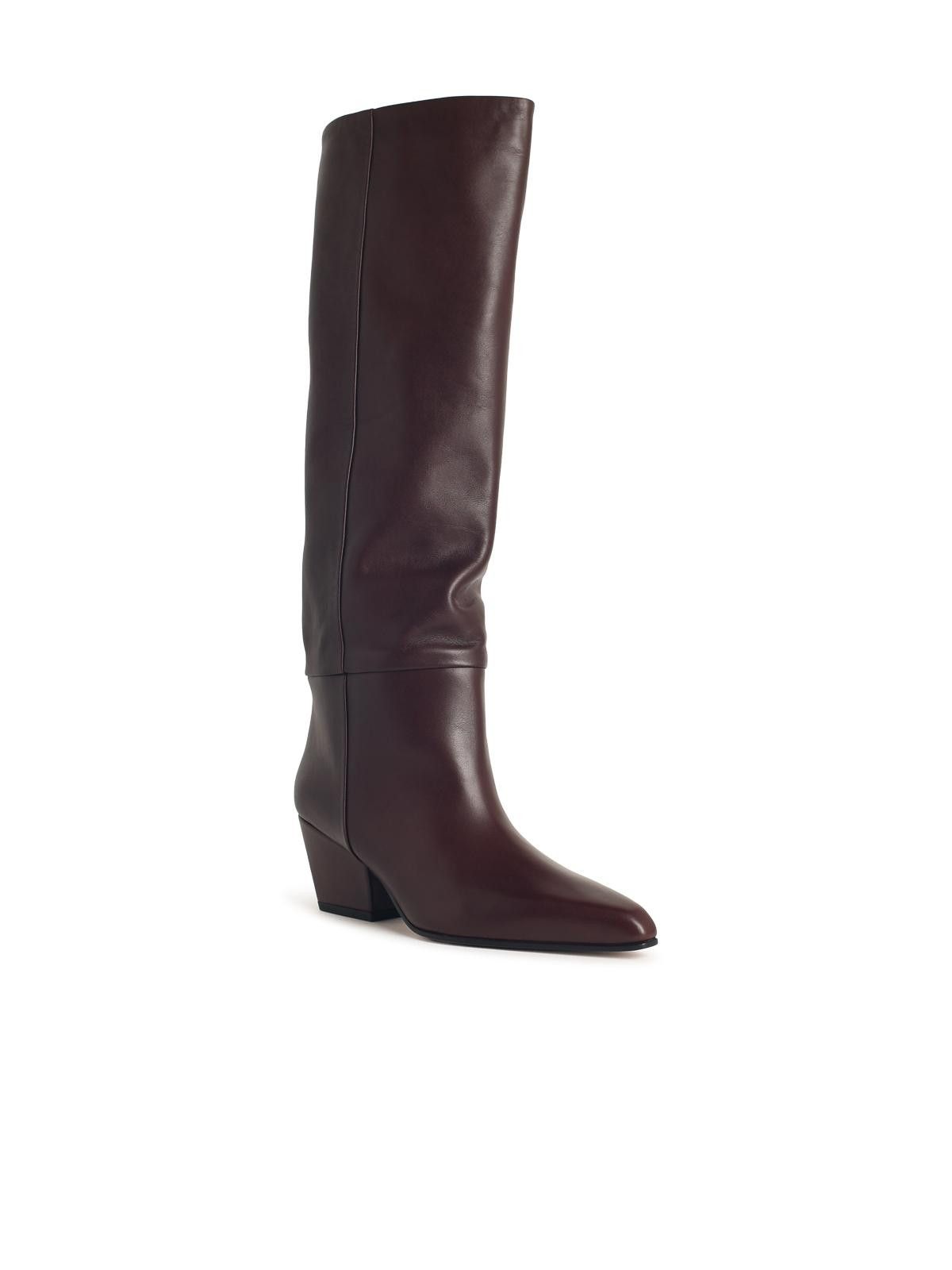 Paris Texas PARIS TEXAS 'Jane' Mocha Leather Boots Size US 6 / IT 36 - 2 Thumbnail
