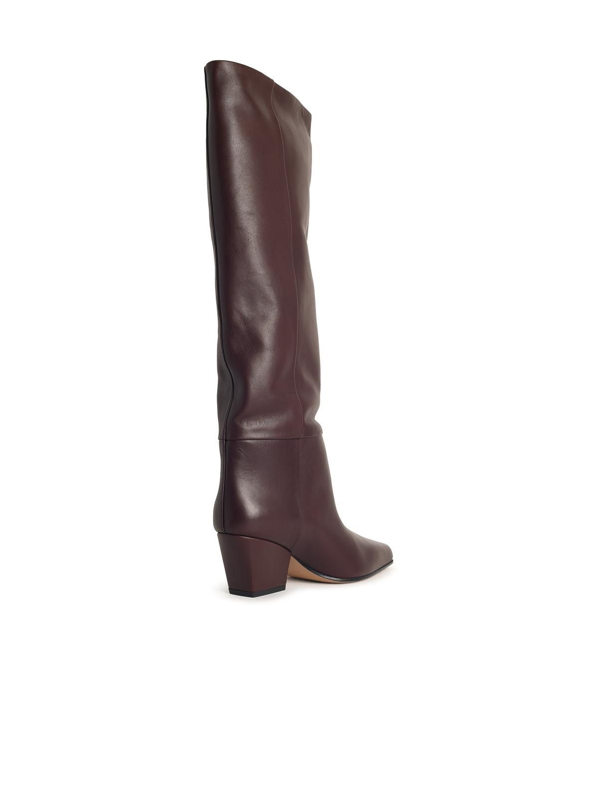 Paris Texas PARIS TEXAS 'Jane' Mocha Leather Boots Size US 6 / IT 36 - 3 Thumbnail