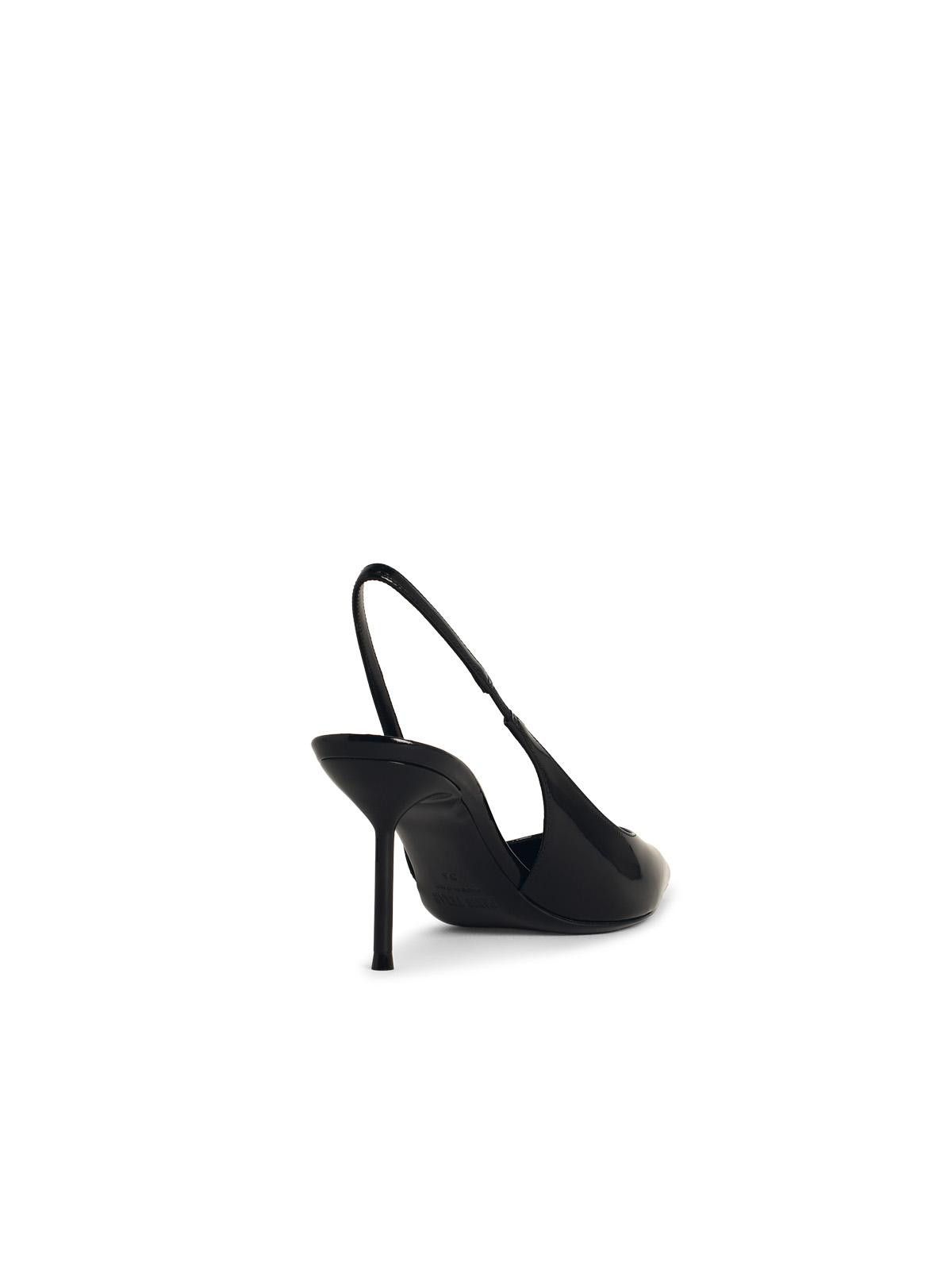 Paris Texas PARIS TEXAS 'Lisia' Black Leather Slingbacks Size US 6 / IT 36 - 3 Thumbnail