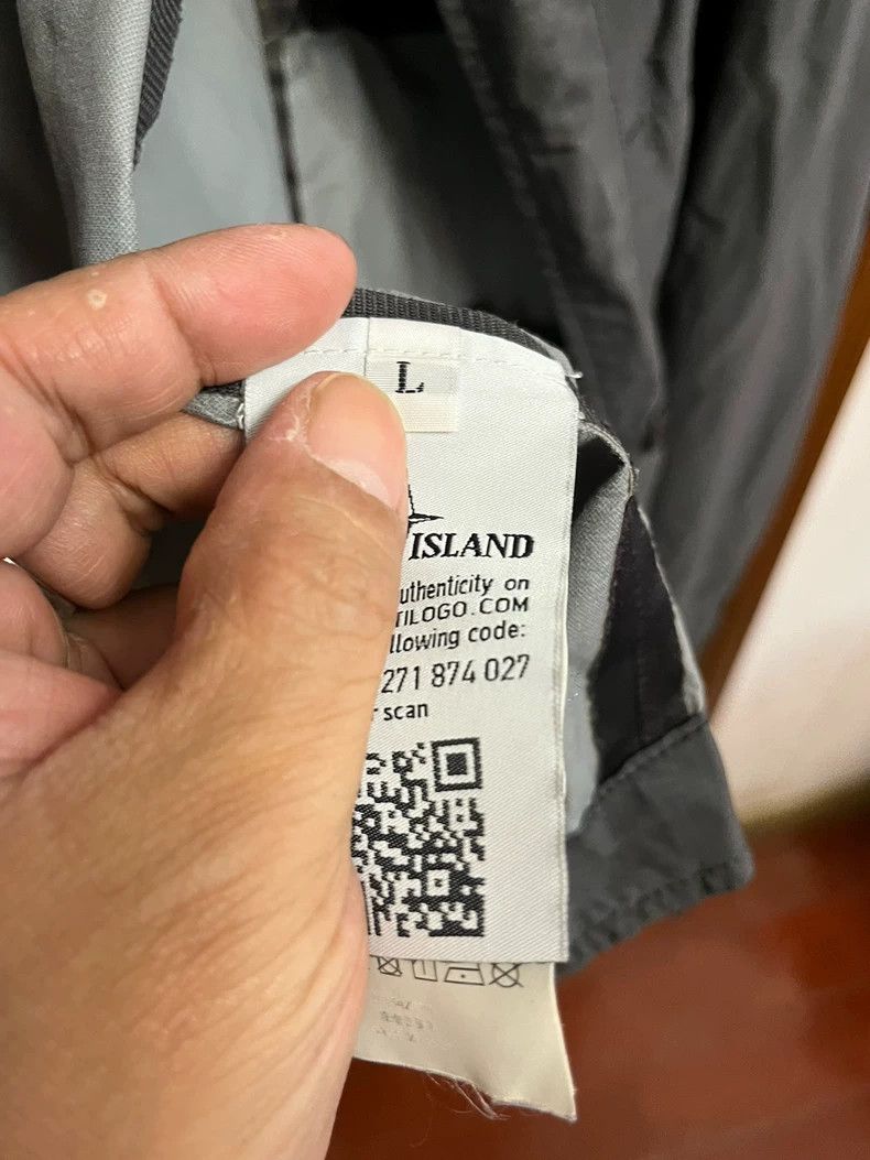 Stone Island stone island grey nylon windbreaker jacket 0079 yq Size US L / EU 52-54 / 3 - 6 Thumbnail