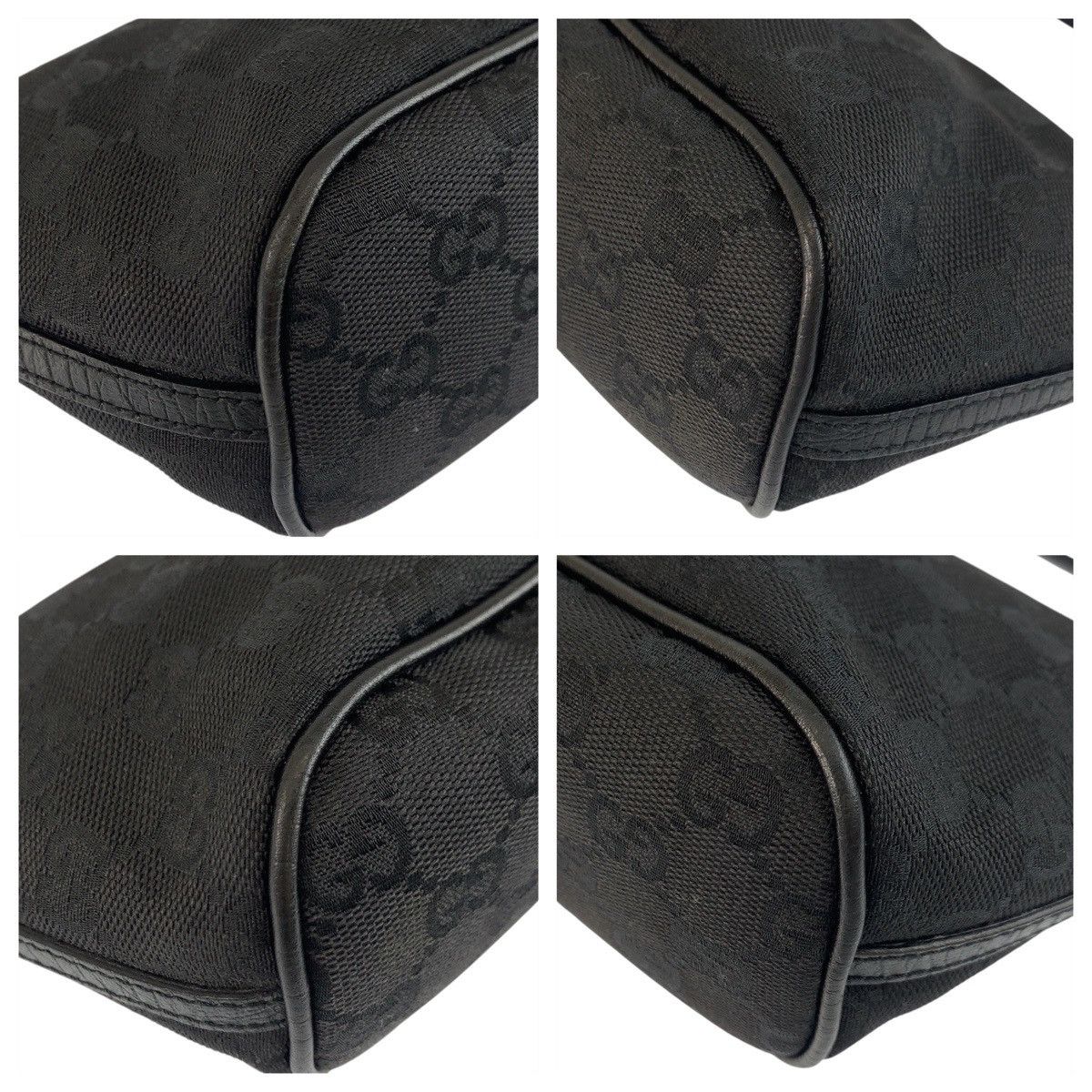 Gucci Gucci Gucci GG Canvas Leather Handbag Canvas Handbag 07198 DUTY FREE for USA Size ONE SIZE - 3 Thumbnail