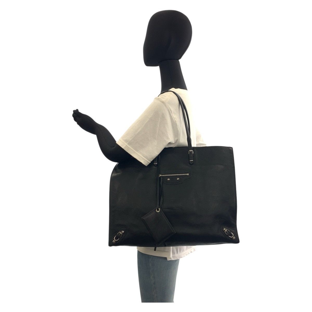 Balenciaga Balenciaga Balenciaga Papier Leather 2way Bag Leather Shoulder Bag 236701 Size ONE SIZE - 7 Thumbnail