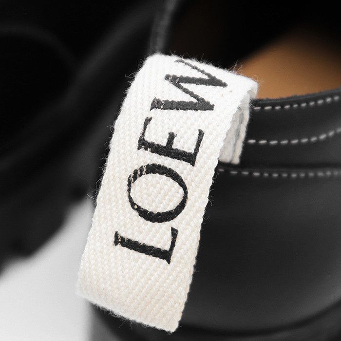 Loewe Loewe Loewe Signature Logo Leather Trekking Boots Leather Shoes 58 21 03 Size ONE SIZE - 9 Thumbnail