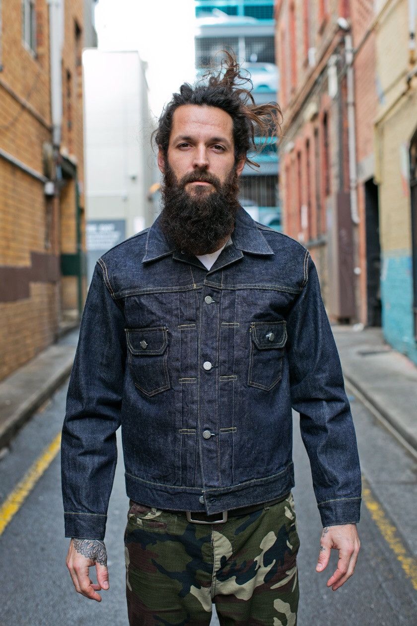 Sugar Cane 1953 Type II Denim Jacket - Black
