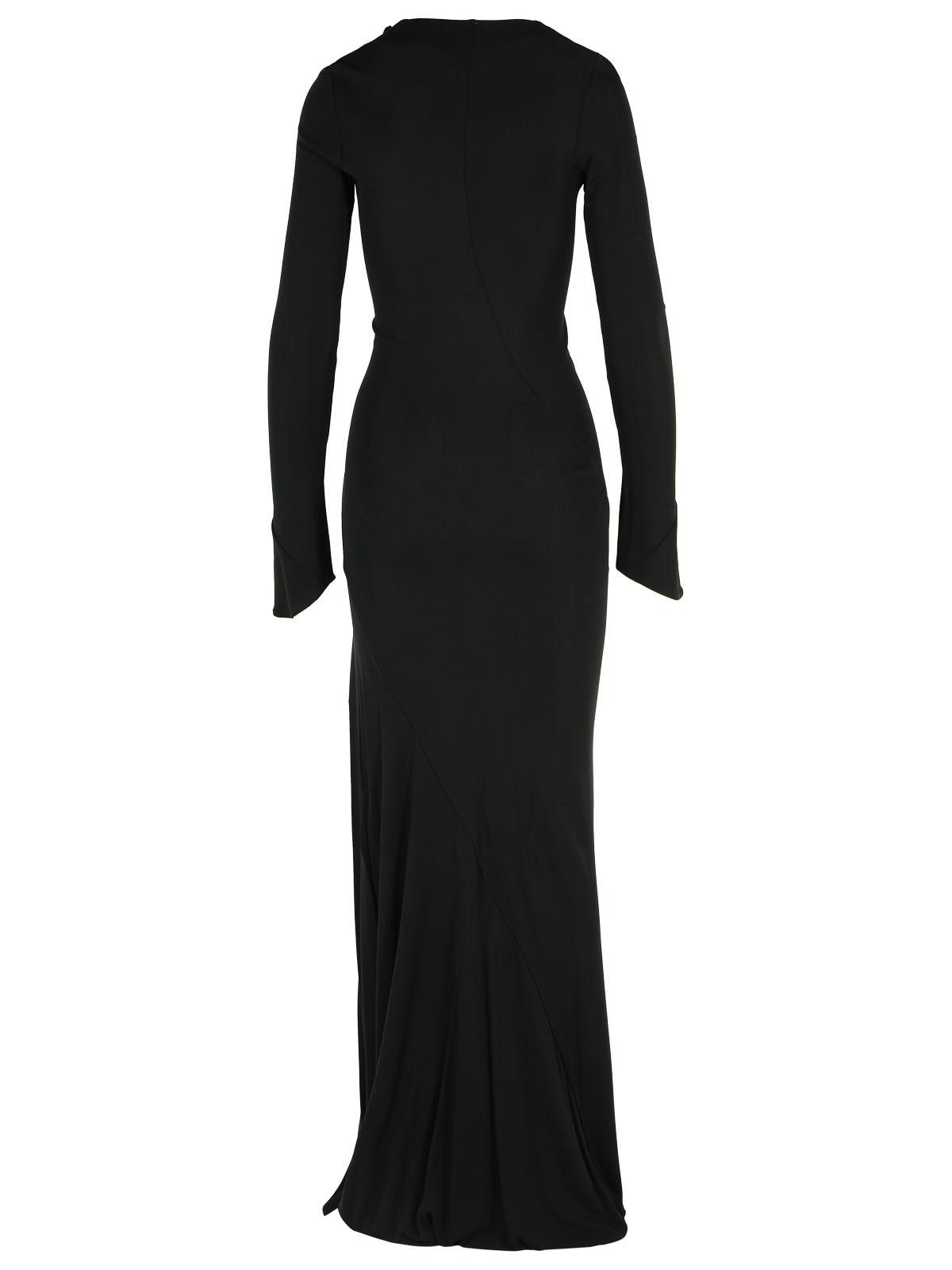 The Attico THE ATTICO Black Viscose Dress Size S / US 4 / IT 40 - 3 Thumbnail