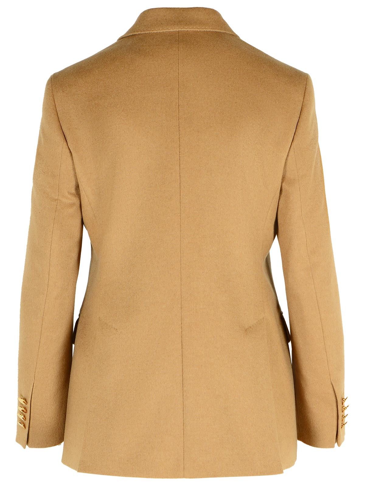 Max Mara MAX MARA 'Pesche' Beige Camel Blazer Size M / US 6-8 / IT 42-44 - 3 Thumbnail