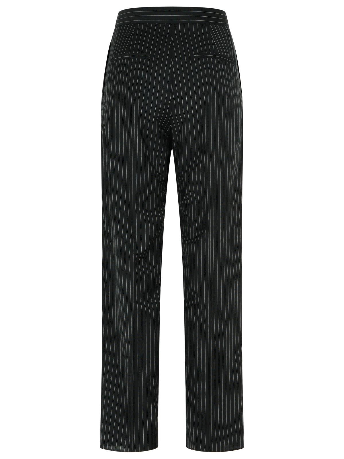 Max Mara MAX MARA 'Sesamo Carrot' Black Virgin Wool Tela Pants Size 27" / US 4 / IT 40 - 3 Thumbnail