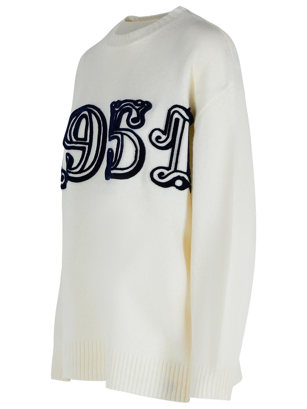 Max Mara MAX MARA Off-White Wool And Cashmere 'Fido' Sweater Size S / US 4 / IT 40 - 2 Thumbnail