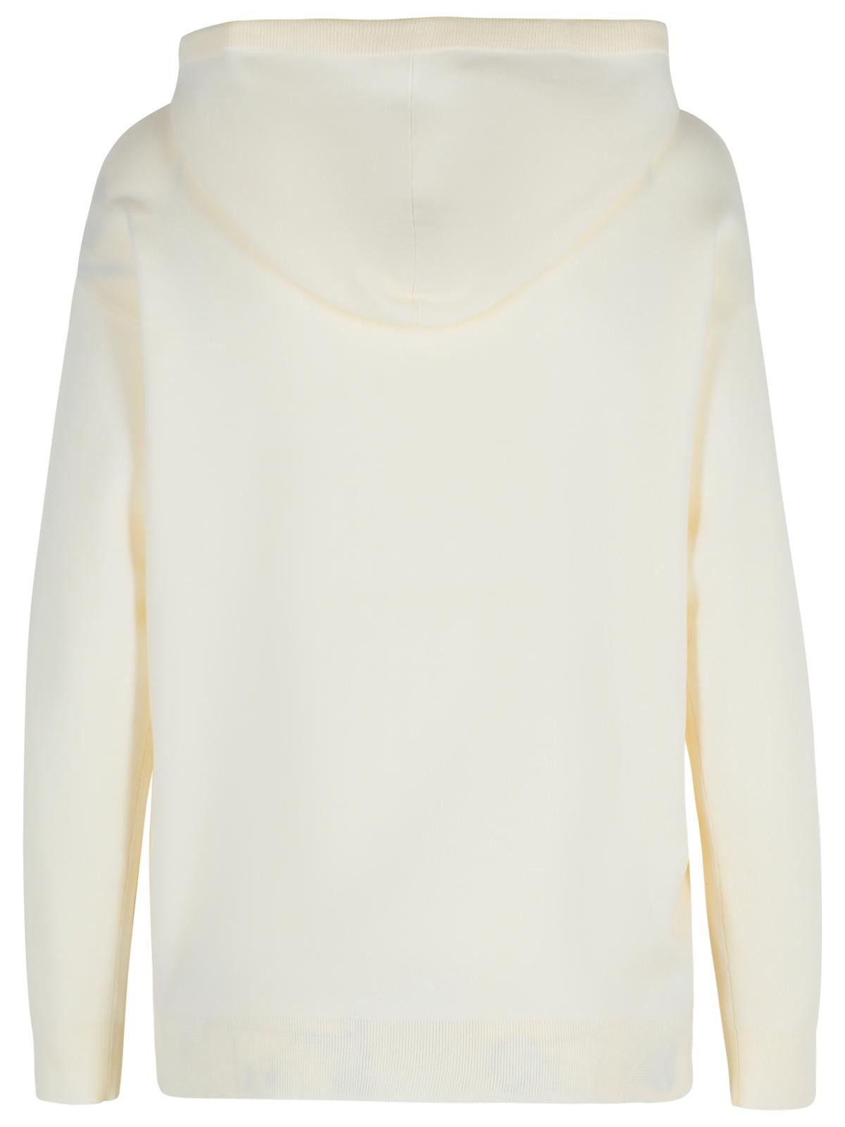 Max Mara MAX MARA 'Taddeo' Cream Virgin Wool Sweater Size XS / US 0-2 / IT 36-38 - 3 Thumbnail