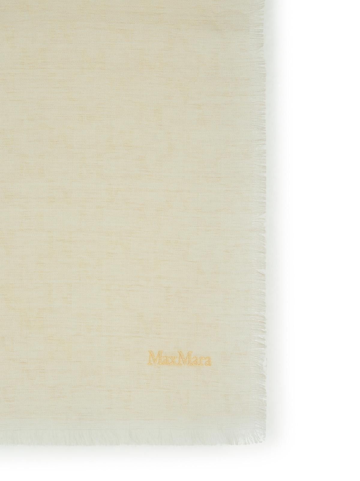Max Mara MAX MARA Magico' Virgin Wool Scarf Tela Size ONE SIZE - 3 Thumbnail