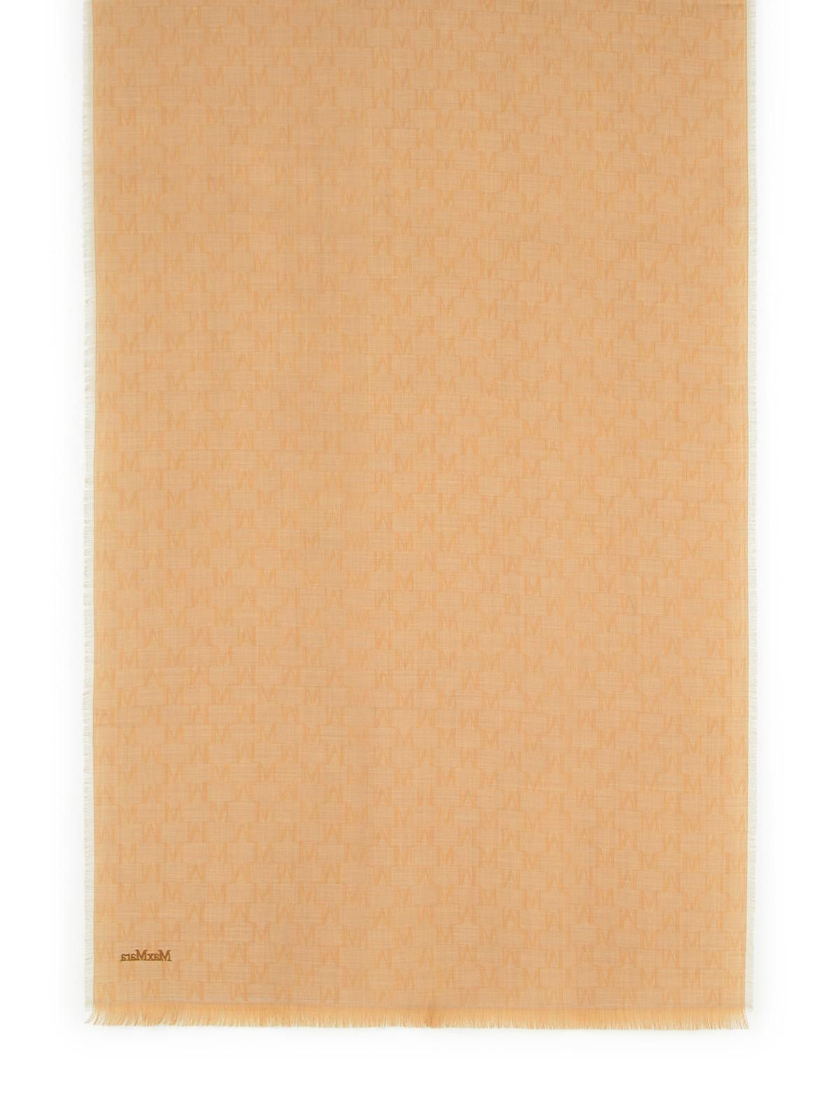 Max Mara MAX MARA 'Magico' Camel Virgin Wool Scarf Size ONE SIZE - 2 Thumbnail