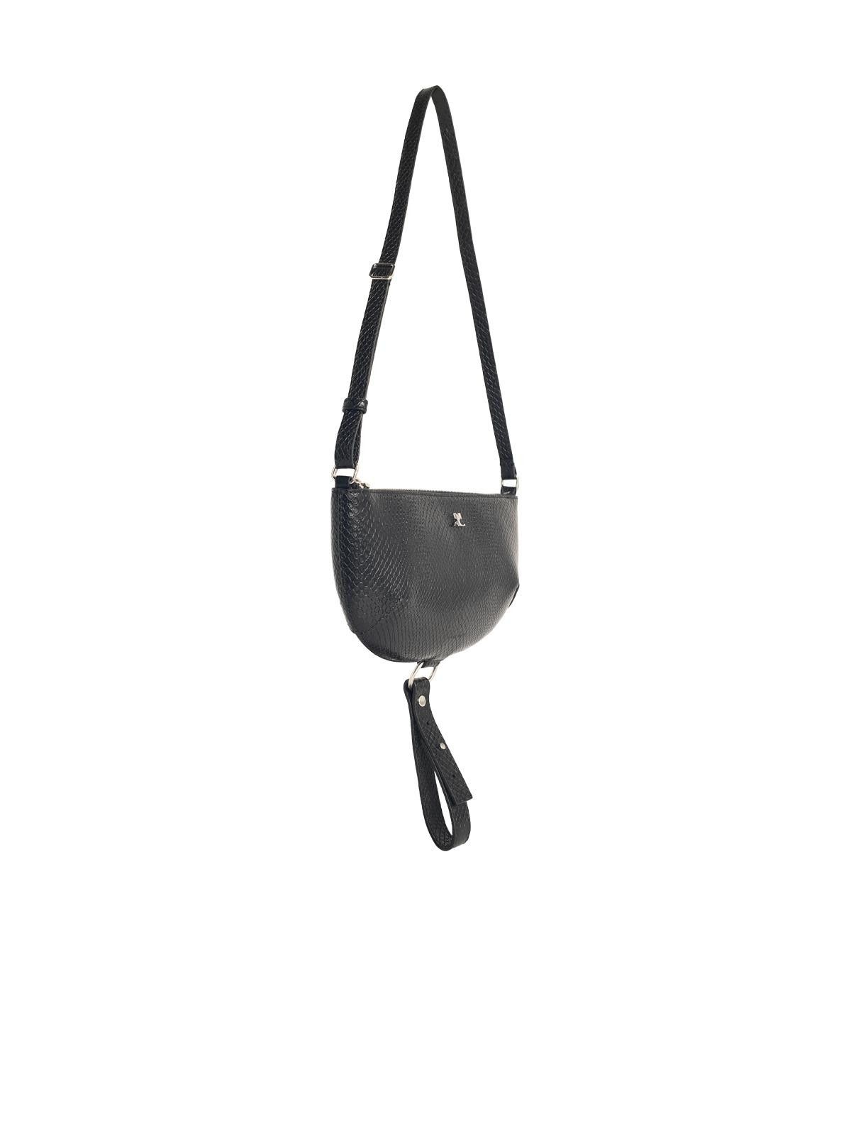Courreges COURREGES 'Holy Eclipse Viper' Black Leather Bag Size ONE SIZE - 2 Thumbnail