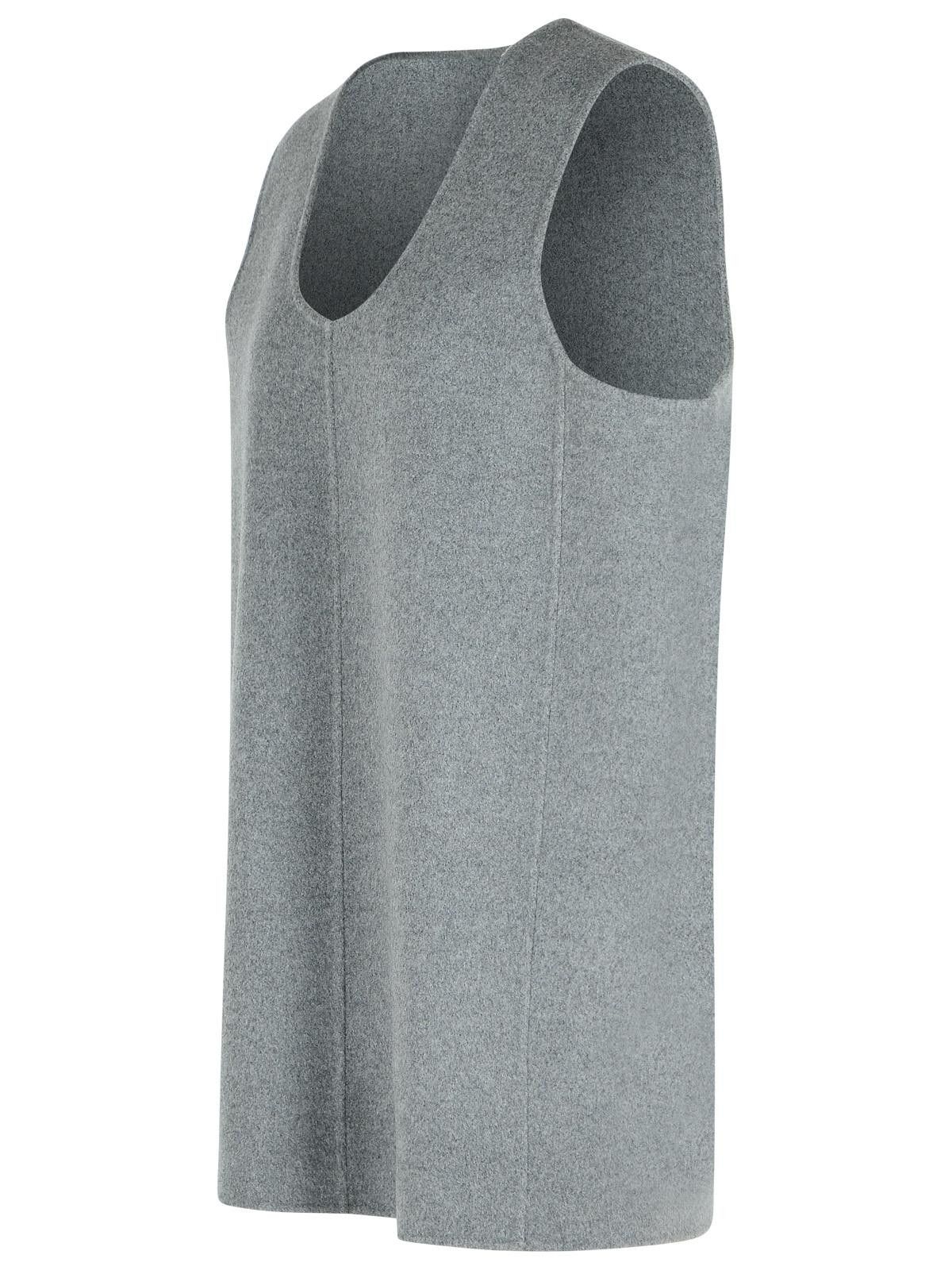 KHAITE KHAITE 'Nyona' Grey Wool Dress Size S / US 4 / IT 40 - 2 Thumbnail