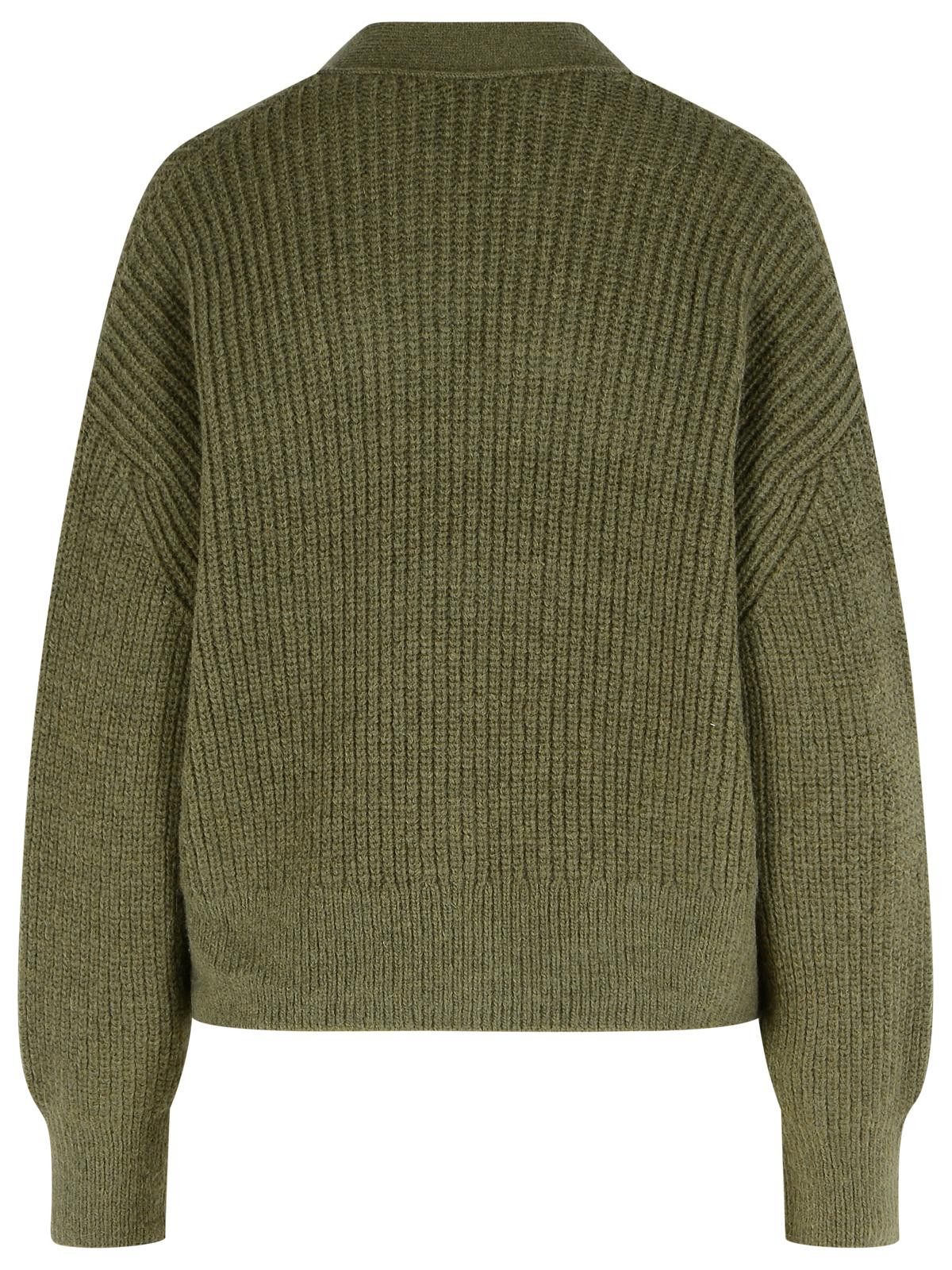 CLOSED CLOSED Green Alpaca Blend Cardigan Size XS / US 0-2 / IT 36-38 - 3 Thumbnail