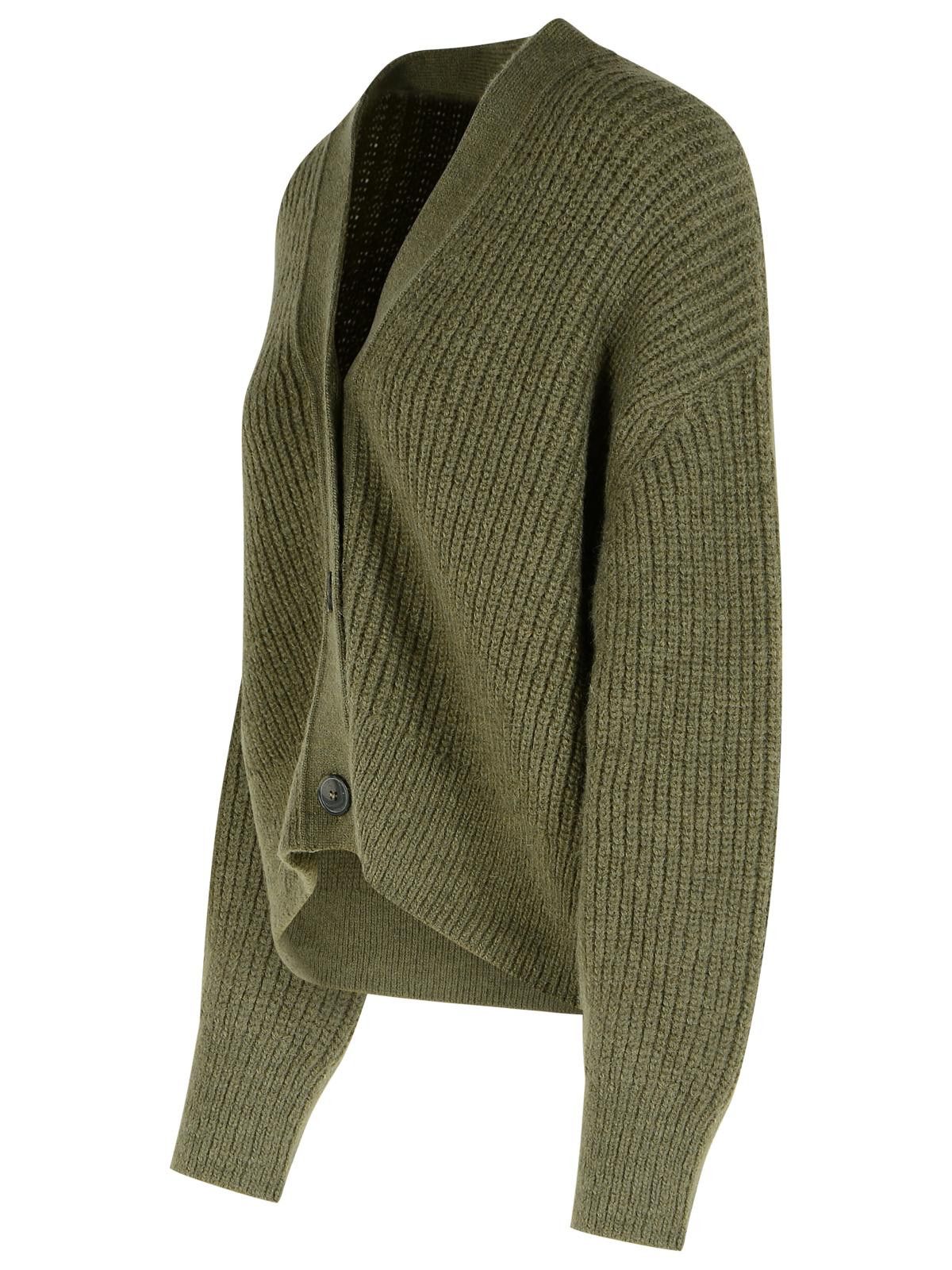 CLOSED CLOSED Green Alpaca Blend Cardigan Size XS / US 0-2 / IT 36-38 - 2 Thumbnail