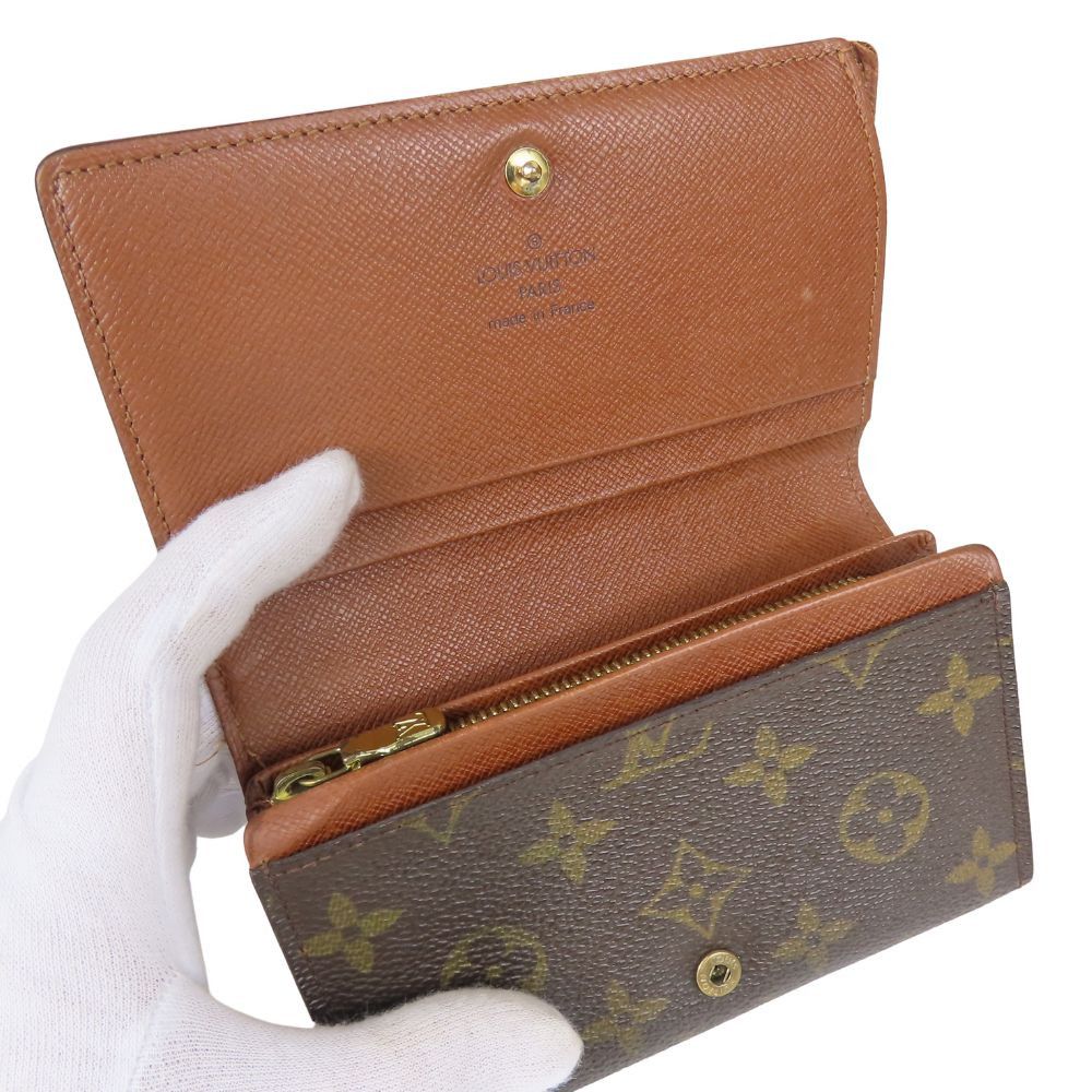 Louis Vuitton Louis Vuitton Louis Vuitton Portefeuille Tresor Monogram Bifold Wallet Canvas Short Wallet M61736 Size ONE SIZE - 10 Thumbnail