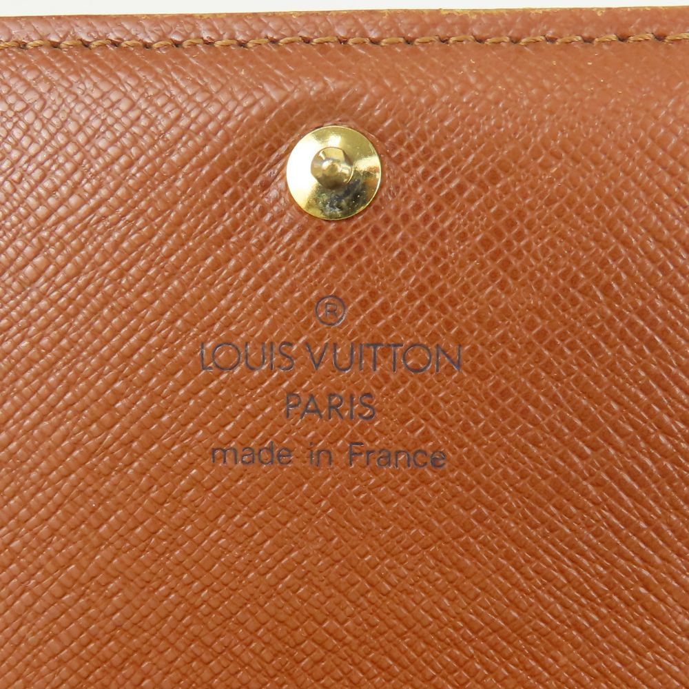 Louis Vuitton Louis Vuitton Louis Vuitton Portefeuille Tresor Monogram Bifold Wallet Canvas Short Wallet M61736 Size ONE SIZE - 17 Thumbnail