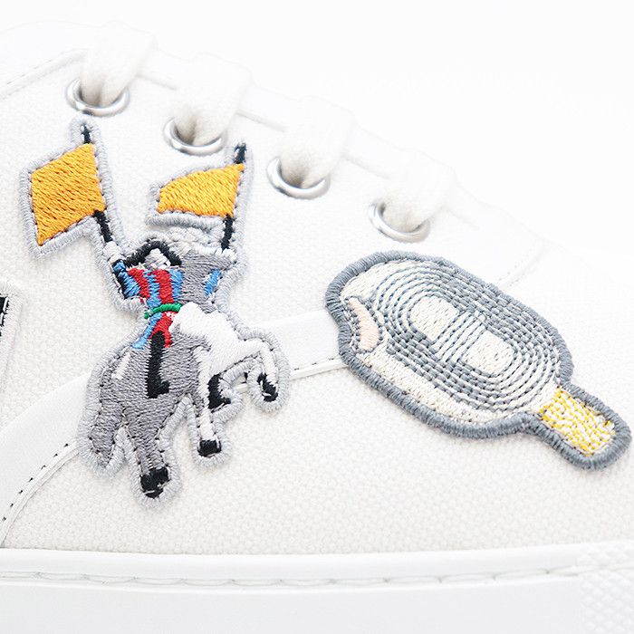 Hermes Hermes Hermes Inosans Canvas Leather Sneakers Canvas Shoes Size ONE SIZE - 15 Thumbnail