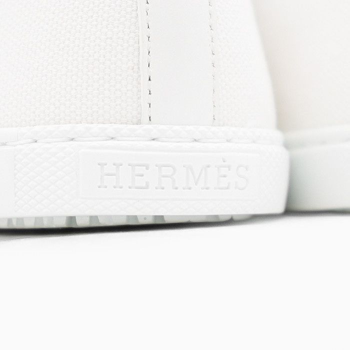 Hermes Hermes Hermes Inosans Canvas Leather Sneakers Canvas Shoes Size ONE SIZE - 8 Thumbnail