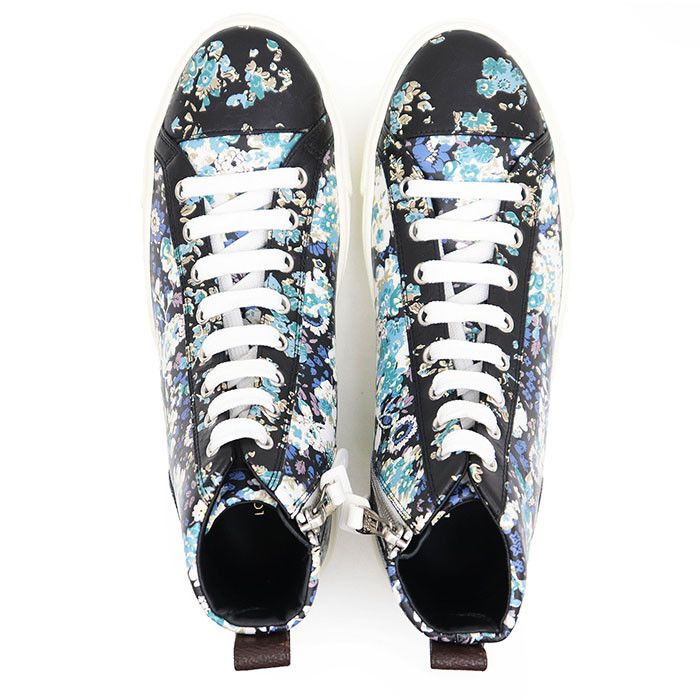 Louis Vuitton Louis Vuitton Louis Vuitton Stellar Line Monogram Leather Sneaker Leather Shoes Size ONE SIZE - 7 Thumbnail