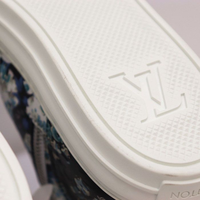 Louis Vuitton Louis Vuitton Louis Vuitton Stellar Line Monogram Leather Sneaker Leather Shoes Size ONE SIZE - 9 Thumbnail