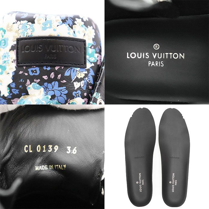 Louis Vuitton Louis Vuitton Louis Vuitton Stellar Line Monogram Leather Sneaker Leather Shoes Size ONE SIZE - 10 Thumbnail