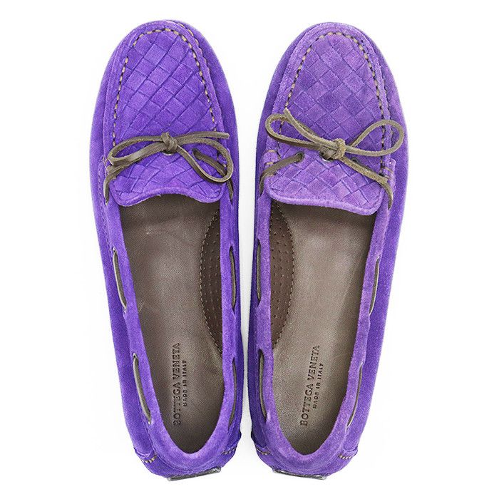 Bottega Veneta Bottega Veneta Bottega Veneta Intrecciato Suede Driving Shoes Suede Shoes 283058 VFCA1 Size ONE SIZE - 4 Thumbnail