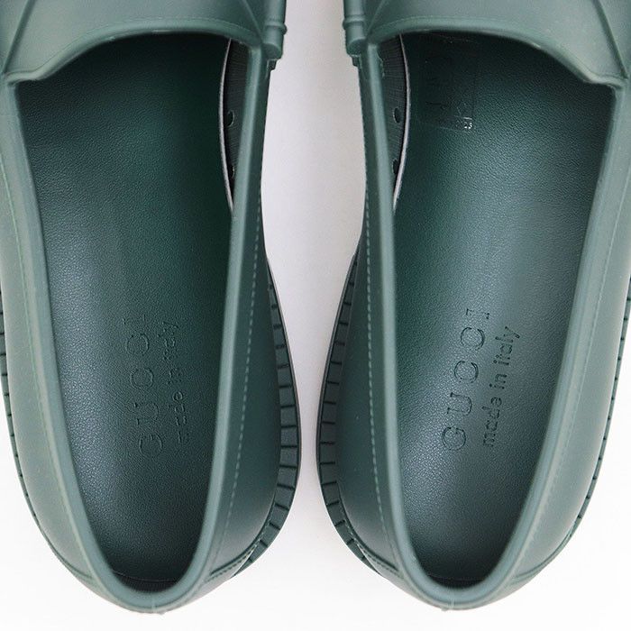 Gucci Gucci Gucci Loafer Rubber Loafer Plastic Shoes 771340 J8700 3154 DUTY FREE for USA Size ONE SIZE - 14 Thumbnail