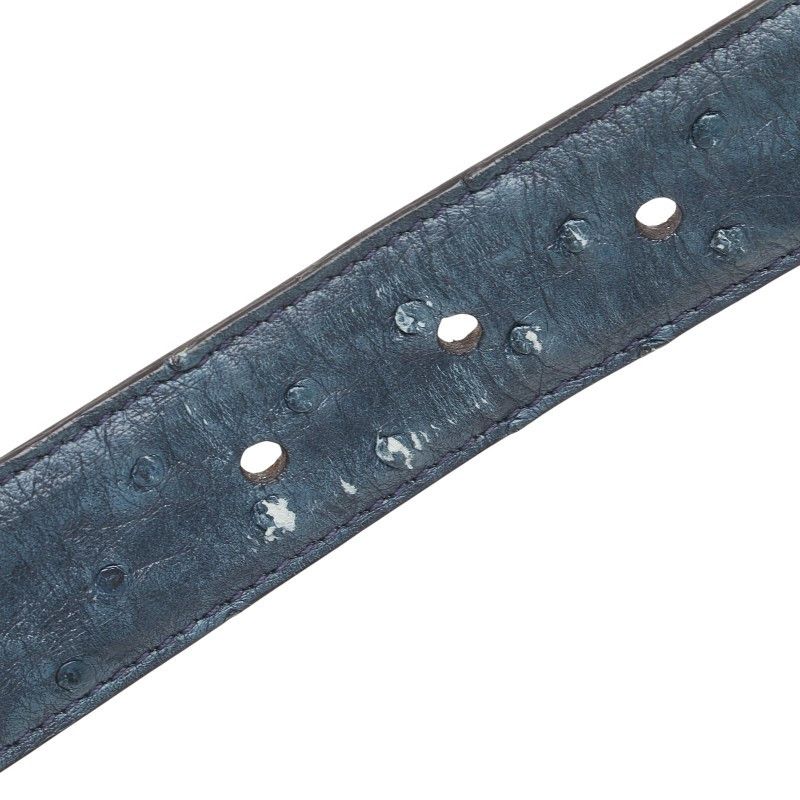 Gucci Gucci Gucci 345658 Ostrich Leather Belt Leather Other 345658 DUTY FREE for USA Size ONE SIZE - 5 Thumbnail