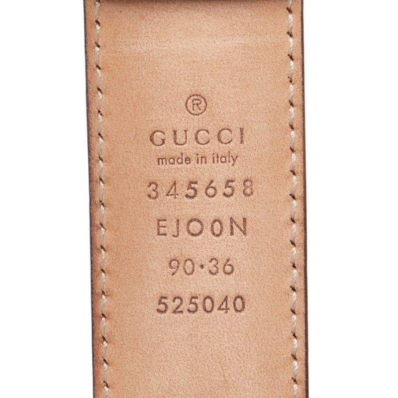 Gucci Gucci Gucci 345658 Ostrich Leather Belt Leather Other 345658 DUTY FREE for USA Size ONE SIZE - 7 Thumbnail