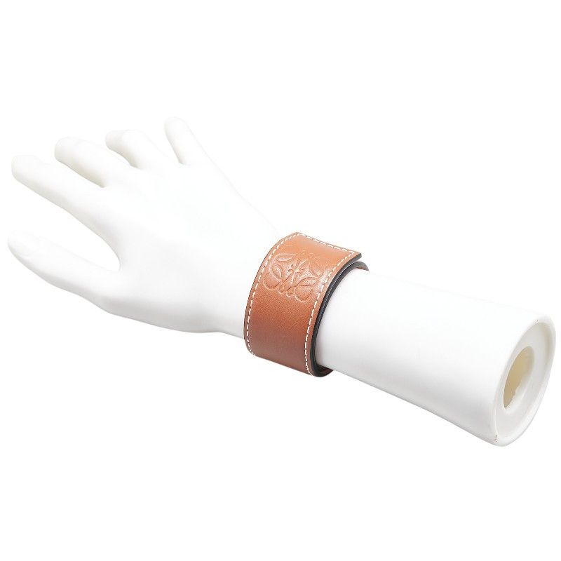 Loewe Loewe Anagram Small Slap Bracelet Leather Bracelet Leather