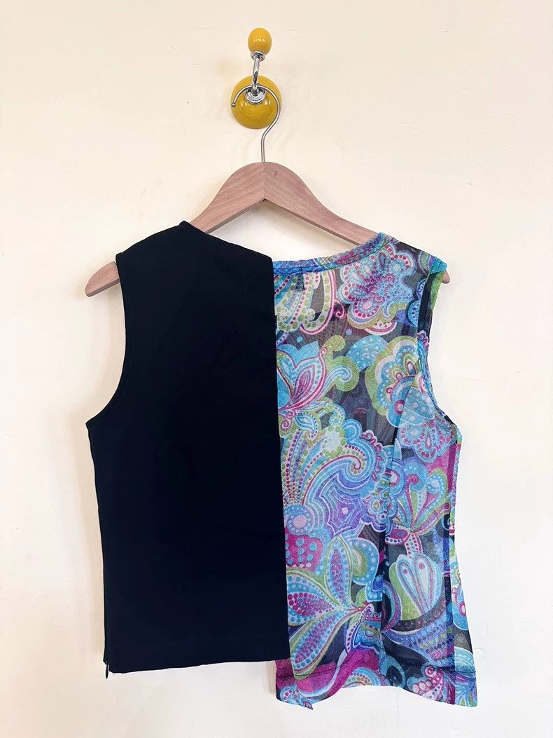Comme des Garcons comme des garçons patchwork mesh tank top Size US S / EU 44-46 / 1 - 4 Thumbnail